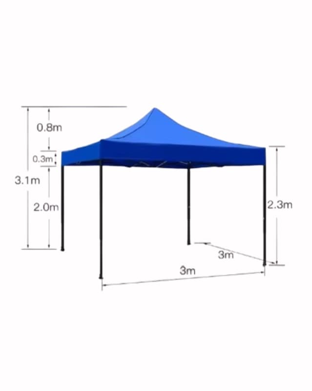 Bijoux & Accessoires Unisexe Dakar - Tente Pliable Oxford 3x3 2